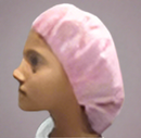 surgical caps, bouffant caps, caps made in the USA, pink caps for breast cancer awareness
