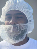 beard covers, disposable beard covers, beard nets, beard restraints