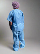 disposable scrubs, scrub tops and bottoms, made in the USA scrub shut and pants
