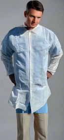 Disposable dentist jacket, disposable lab jackets, disposable lab coats, visitor jackets